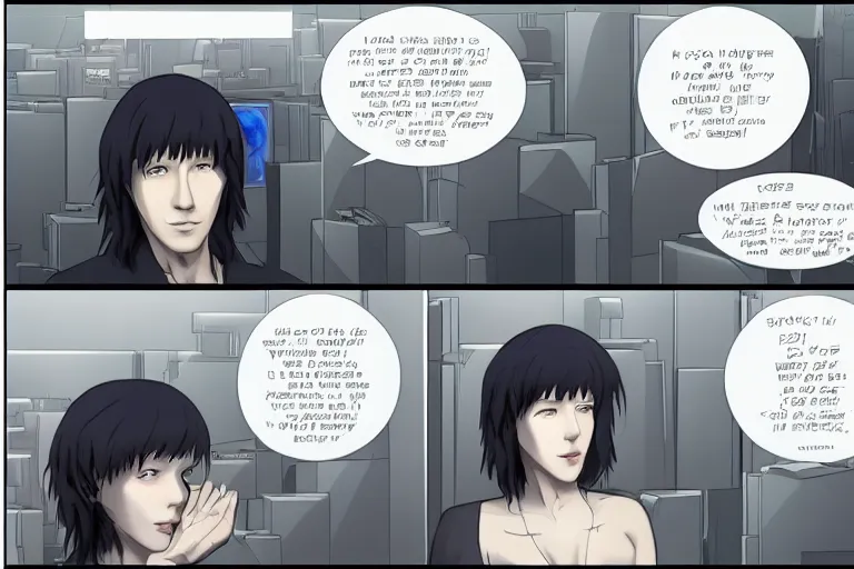 Image similar to ghost in the shell as sysadmin