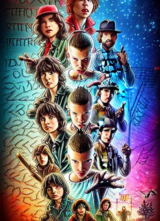 Agt DesignはInstagramを利用しています:「Stranger Things 5 🔥 Concept Poster by  @agtdesign (Fan art) What are y…