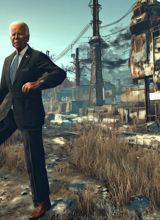 Image similar to Joe Biden in Fallout 4, Fallout 76, Fallout 3