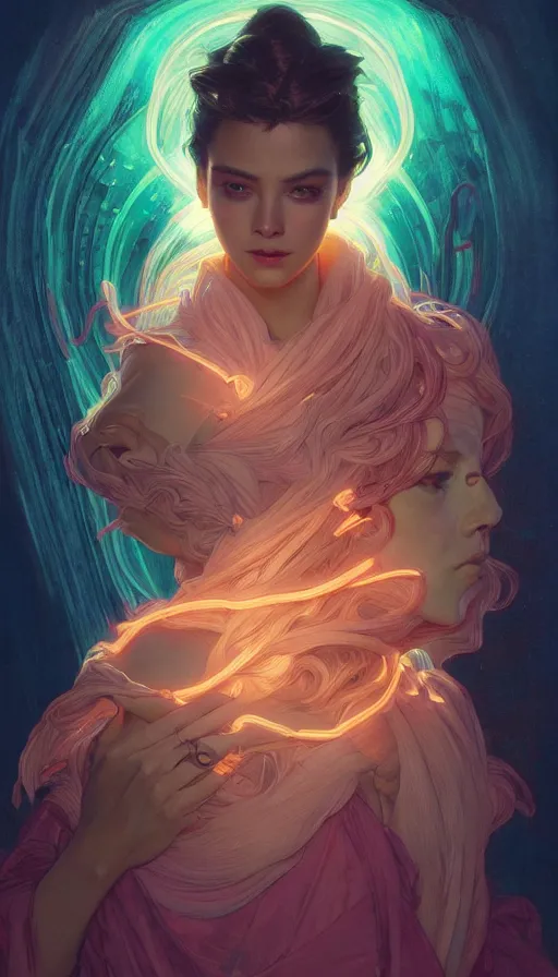 Image similar to mythology, neon, Moors vol.1 Photo Reference Pack For Artists artstation, fibonacci, sweat drops, insane, pinup, intricate, highly detailed, digital painting, artstation, concept art, smooth, sharp focus, illustration, Unreal Engine 5, 8K, art by artgerm and greg rutkowski and alphonse mucha