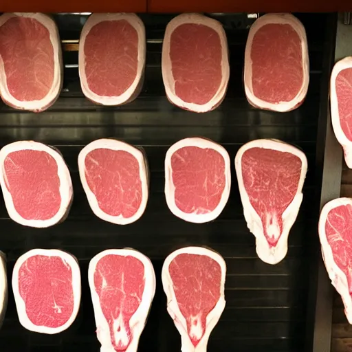 Prompt: a wall of gordon ramseys screaming that the meat is raw