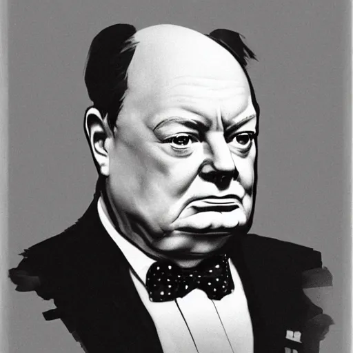 Image similar to winston churchill as iron man, highly detailed, full length portrait, photorealistic face, hd