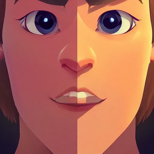 Image similar to face icon stylized minimalist nintendo 3 ds, loftis, cory behance hd by jesper ejsing, by rhads, makoto shinkai and lois van baarle, ilya kuvshinov, rossdraws global illumination