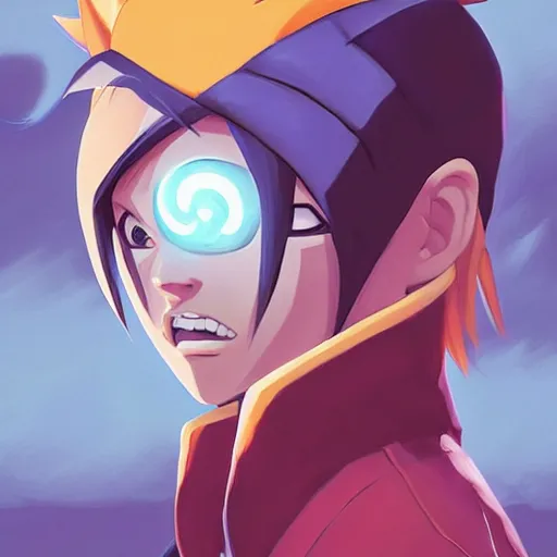 Image similar to face icon stylized minimalist naruto, loftis, cory behance hd by jesper ejsing, by rhads, makoto shinkai and lois van baarle, ilya kuvshinov, rossdraws global illumination