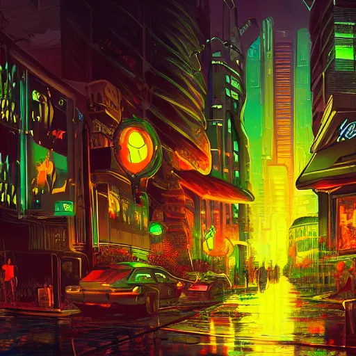 Image similar to ancient cityscape, retrowave epic art, trending on art station