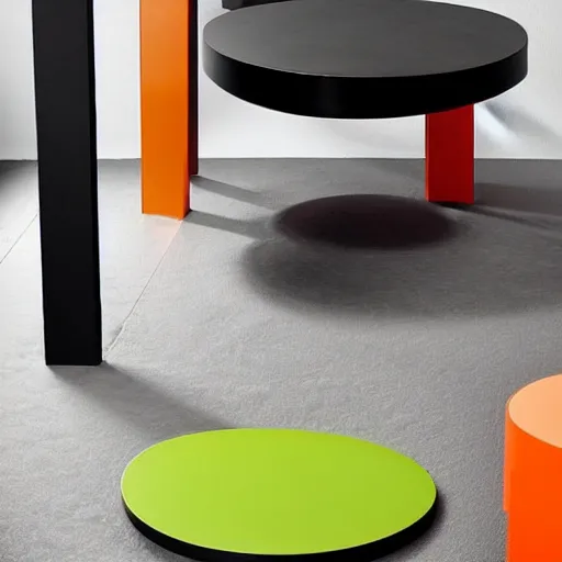 Prompt: i had become a slave to the ikea nesting instinct. if i saw something like the clever njurunda coffee tables in the shape of a lime green yin and an orange yang i had to have it.
