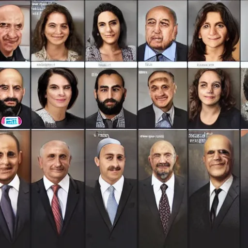 Prompt: closeup portrait of the future prophets of greater israel. photo.