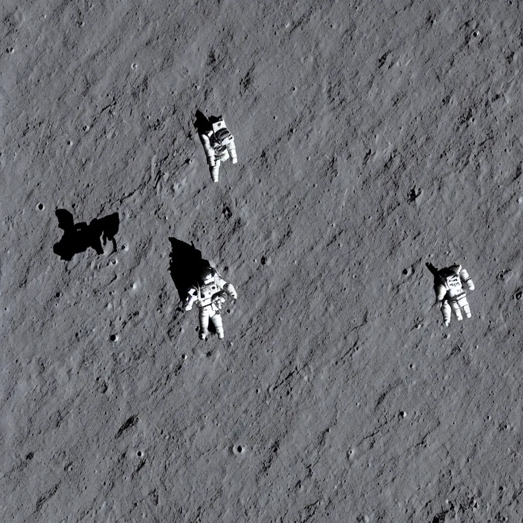 Image similar to astronaut riding a horse on the moon