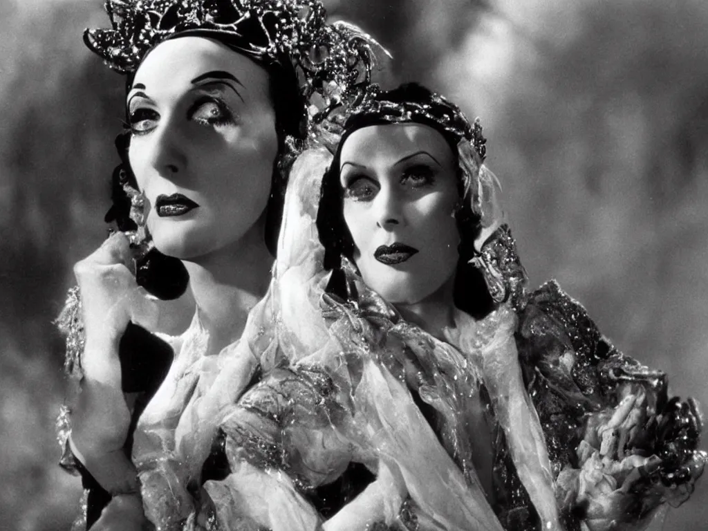 Image similar to Norma Desmond as a Disney Princess