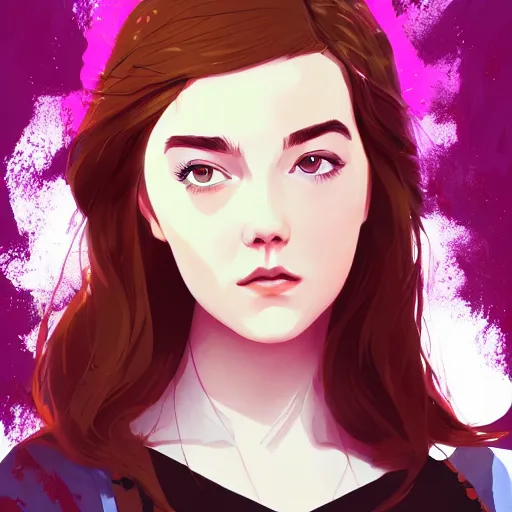 Prompt: florence pugh, digital painting, 4k, anime key visual, artstation, kuvshinov ilya