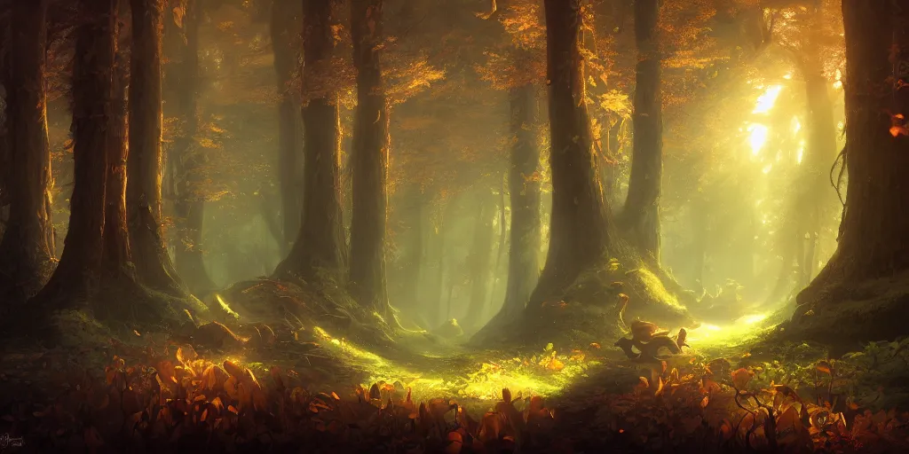 Image similar to forest floor by andreas rocha, by justin gerard, by anato finnstark