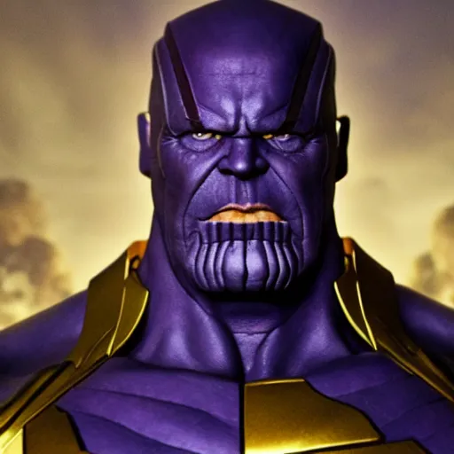 Prompt: Cary Coleman as Thanos. Cinamatic,4k