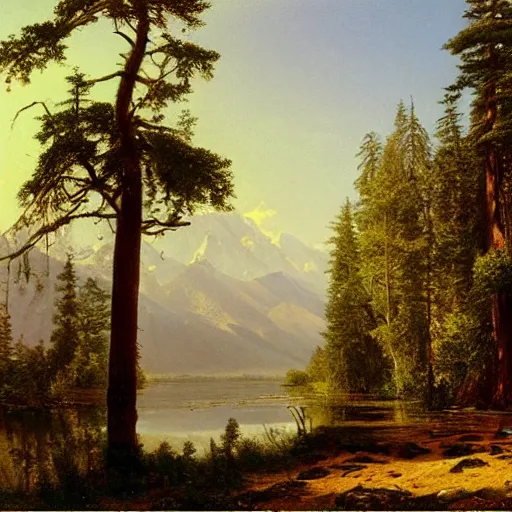 Image similar to by ivan shishkin and asher brown durand