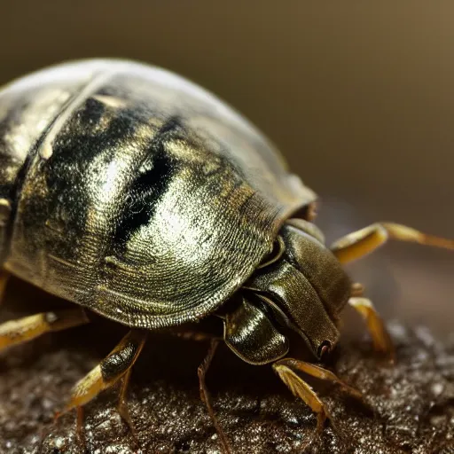 Image similar to cute! pillbug, 8 k, hd