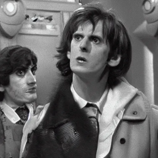 Image similar to scene from Doctor Who, 1970s