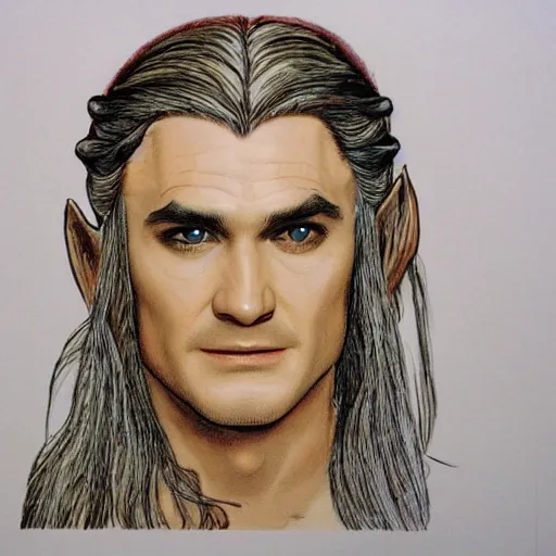 Prompt: lord of the rings legolas as a mushroom with face