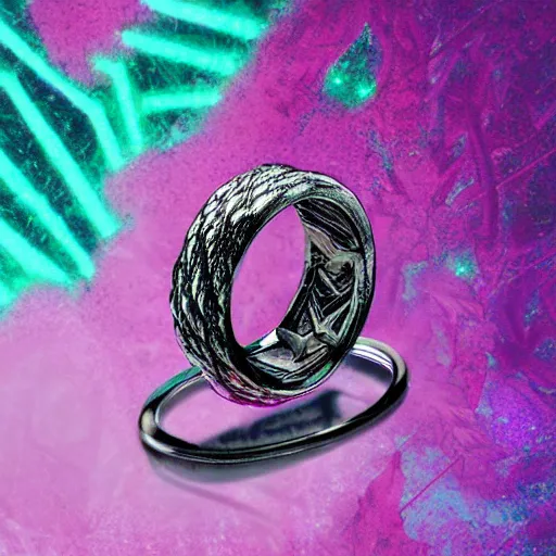 Image similar to vaporwave elden ring