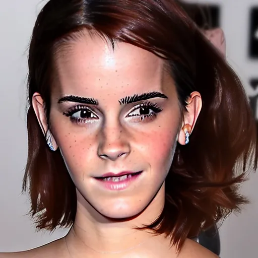 Image similar to emma watson mixed with kim kardashian