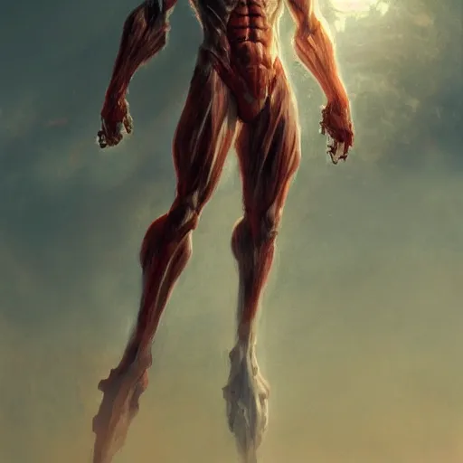 founding titan from attack on titan ( shingeki no, Stable Diffusion