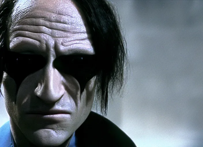 Image similar to film still of Marty Feldman in the Matrix, HD