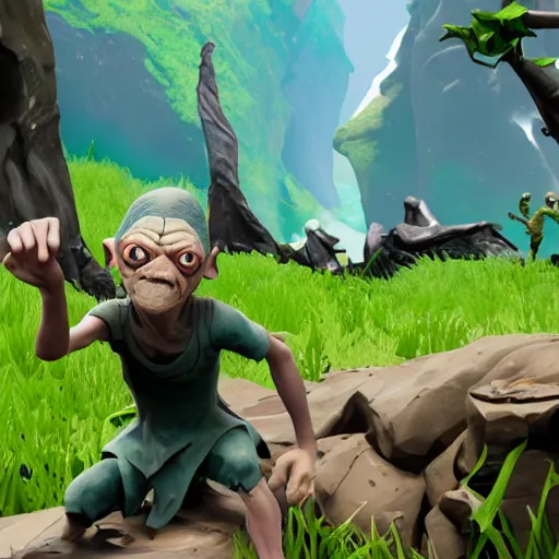 Image similar to Gollum fortnite battle royale