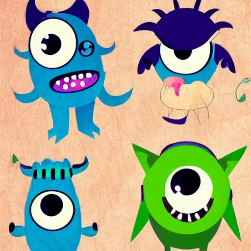 Image similar to cute monsters