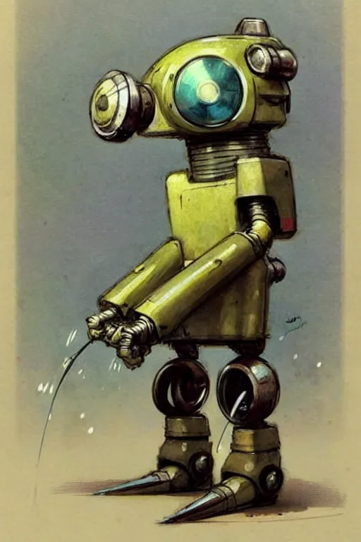 Prompt: ( ( ( ( ( 1 9 5 0 retro future robot pet assasin. muted colors. ) ) ) ) ) by jean - baptiste monge!!!!!!!!!!!!!!!!!!!!!!!!!!!!!!