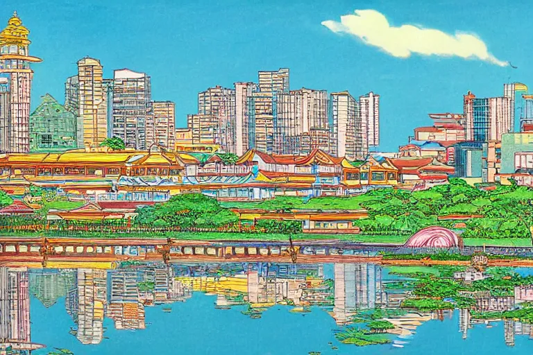 Image similar to sri lankan city by Takahashi, Rumiko