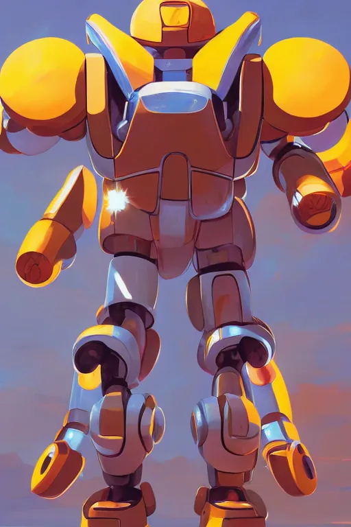 Image similar to metabots medabots medarotto medarot robot minimalist comics, behance hd by jesper ejsing, by rhads, makoto shinkai and lois van baarle, ilya kuvshinov, rossdraws global illumination ray tracing hdr radiating a glowing aura