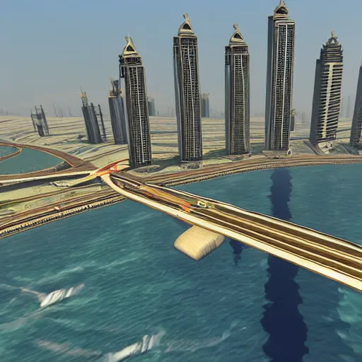 Image similar to Dubai in GTA V