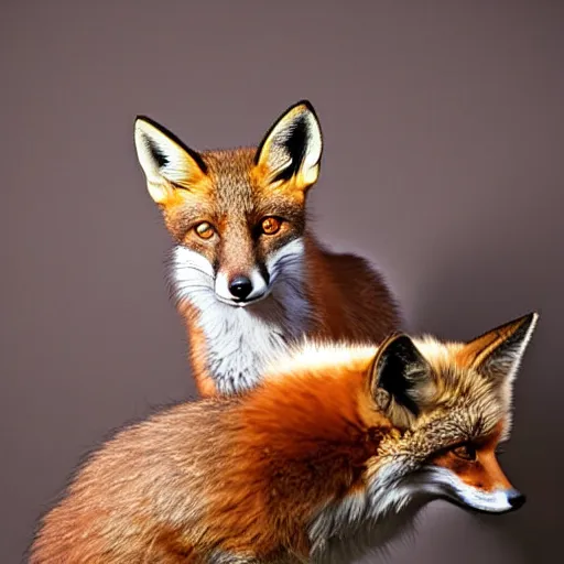 Image similar to a fox - cat - hybrid, animal photography