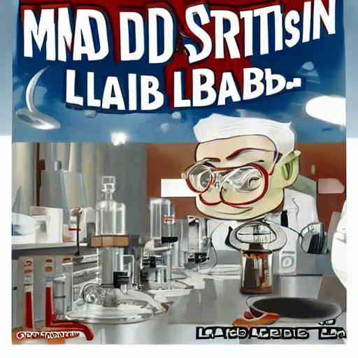 Prompt: mad scientist's lab