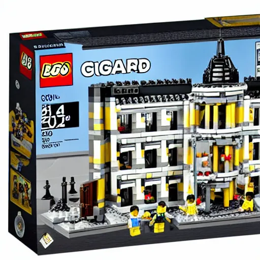 Image similar to mar - a - lago fbi raid lego set