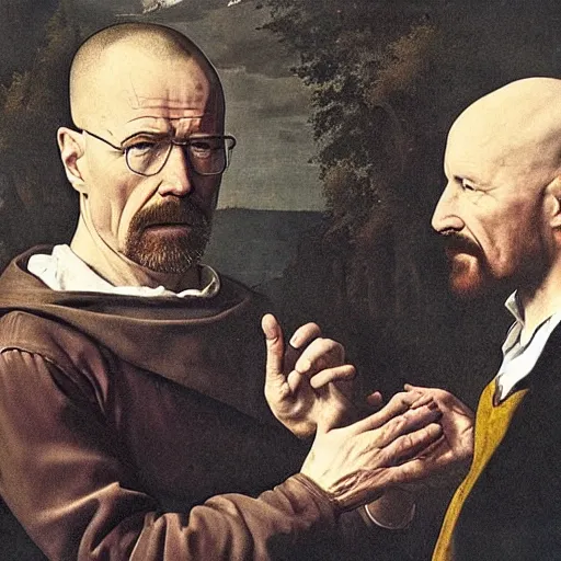 Prompt: walter white in a renaissance painting