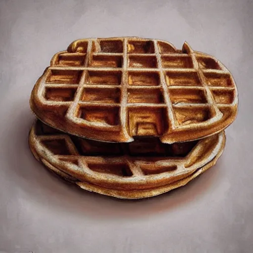 Prompt: hyperrealistic mixed media high resolution painting of an angry sentient waffle, stunning 3d render inspired art by István Sándorfi and Greg Rutkowski and Unreal Engine, perfect facial symmetry, dim volumetric lighting, 8k octane beautifully detailed render, full body shot, post-processing, extremely hyper-detailed, intricate, epic composition, highly detailed attributes, highly detailed atmosphere, cinematic lighting, masterpiece, trending on artstation, very very detailed, masterpiece, stunning, flawless structure, lifelike texture, perfection,