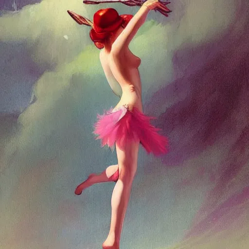 Prompt: A beautiful pole-dancing fairie, cinematic lighting, soft bokeh, fantasy, modern, colourful, highly detailed, digital painting, artstation, deviantart, concept art, sharp focus, illustration, by Edward Hopper and Rene Magritte