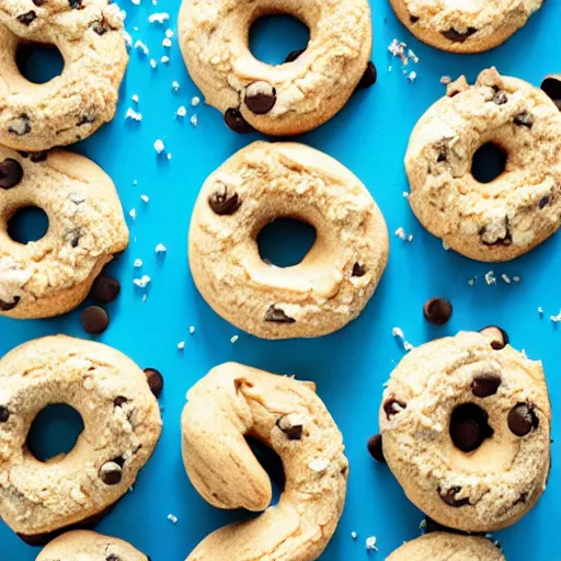 Image similar to cookie monster donuts