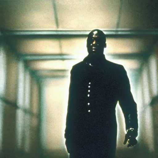 Image similar to A still of Levar Burton as Morpheus in The Matrix (1999)