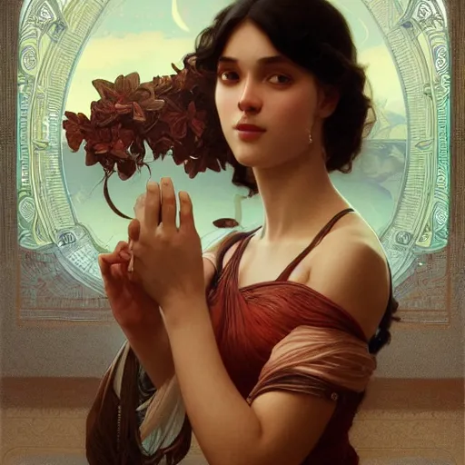 Image similar to turanga leela, intricate, elegant, highly detailed, digital painting, artstation, concept art, smooth, sharp focus, illustration, art by artgerm and greg rutkowski and alphonse mucha and william - adolphe bouguereau