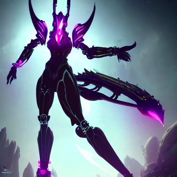 Prompt: highly detailed giantess shot exquisite warframe fanart, looking up at a giant 500 foot tall beautiful stunning saryn prime female warframe, as a stunning anthropomorphic robot female dragon, looming over you, posing elegantly, dancing over you, your view between the legs, white sleek armor with glowing fuchsia accents, proportionally accurate, anatomically correct, sharp claws, robot dragon feet, two arms, two legs, camera close to the legs and feet, giantess shot, upward shot, ground view shot, leg and thigh shot, epic low shot, high quality, captura, sci fi, realistic, professional digital art, high end digital art, furry art, macro art, giantess art, anthro art, DeviantArt, artstation, Furaffinity, 3D, 8k HD octane render, epic lighting, depth of field