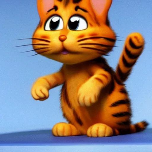 Prompt: Garfield the cat