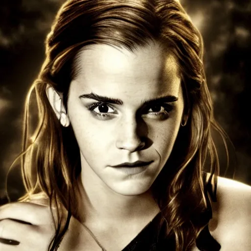 Image similar to Emma Watson as Batman