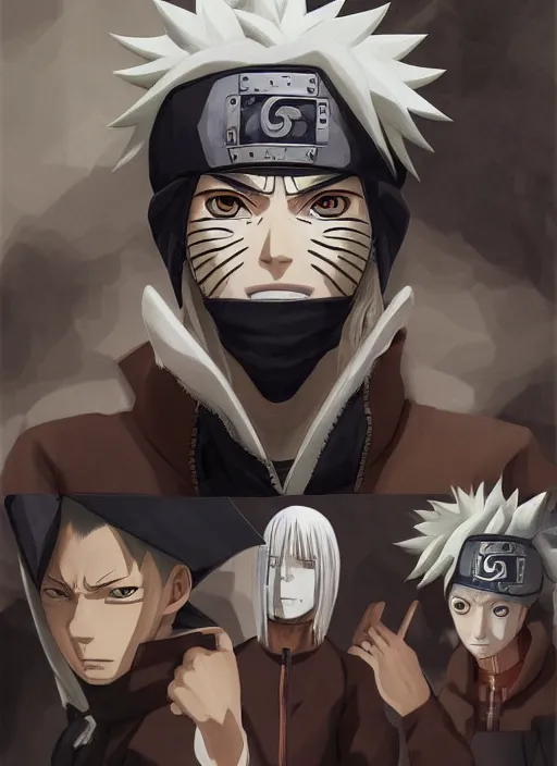 Prompt: a professional digital painting of Naruto Sage Mode, beautiful bone structure, symmetrical facial features, intricate, elegant, digital painting, concept art, smooth matte, sharp detail, focused, illustration, hdr, art style by Ruan Jia and Mandy Jurgens and Ian Spriggs and William-Adolphe Bouguerea