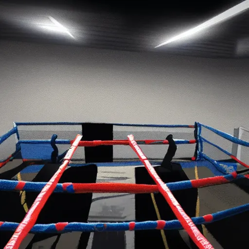 Prompt: first person view boxing fight