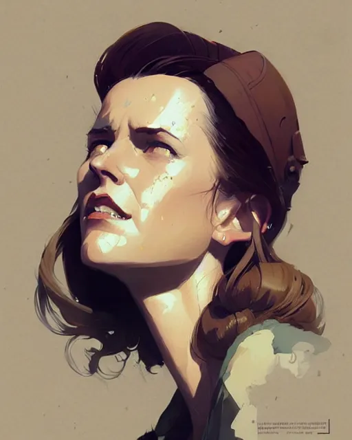 Prompt: hyper - realistic portrait of dolores abernathy by atey ghailan, by greg rutkowski, by greg tocchini, by james gilleard, by joe fenton, by kaethe butcher, dynamic lighting, gradient light yellow, brown, blonde cream and white color scheme, grunge aesthetic