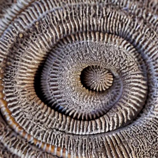 Image similar to extreme close up of a sand worm