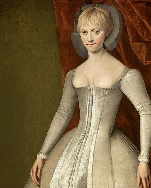 Image similar to a 1 6 0 0 s portrait of ellen degeneres