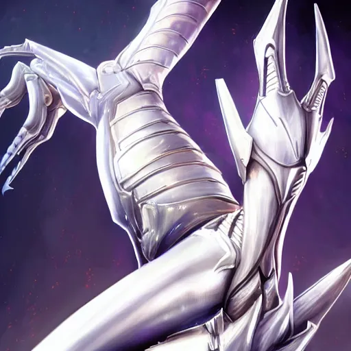 Prompt: very close up foot shot, detailed foot shot, feet art, hyperdetailed elegant beautiful stunning hot anthropomorphic mecha female dragon giantess showing detailed sharp dragon feet to camera, warframe feet, sharp claws, sharp silver armor, elegant legs, warframe destiny fanart, giantess art, dragon paws, furaffinity, deviantart, octane, ekasportal