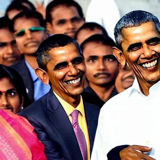 Prompt: indian barack obama