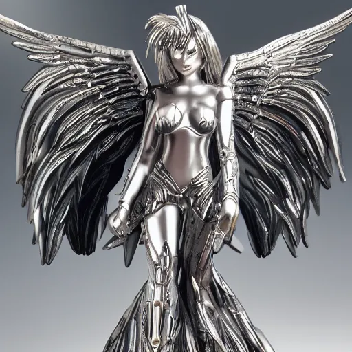 Image similar to cyber angel high resolution intricated details